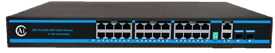 سوئیچ 24پورت Haiwa POE مدل SW-HG2422G-300 با 2پورت SFP