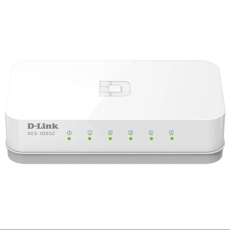 سوئیچ 5 پورت 10 -100 دی-لینک مدل DES-1005C