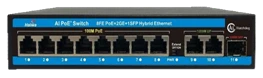 سوئیچ 8پورت Haiwa POE مدل SW-H821G-120I با پورت SFP