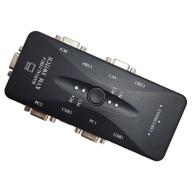 سوئیچ دی نت 4 پورت VGA مدل KVM-4UK
