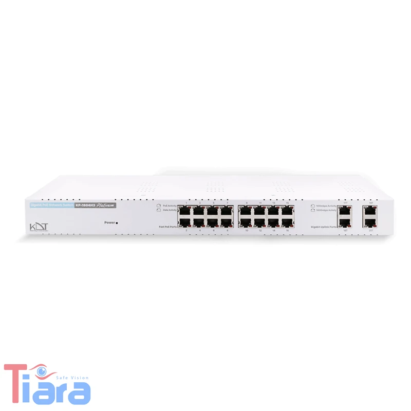 سوئیچ شبکه 20 پورت PoE کی دی تی مدل KDT KP-1604H3
