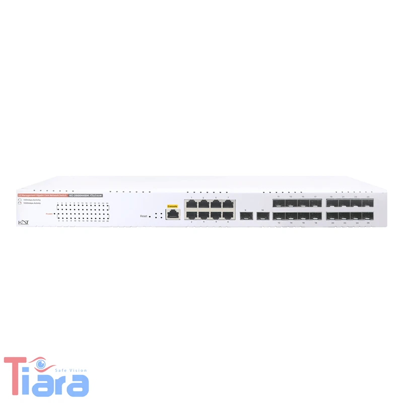 سوئیچ شبکه 26 پورت کی دی تی مدل KDT KC-2600H4SM