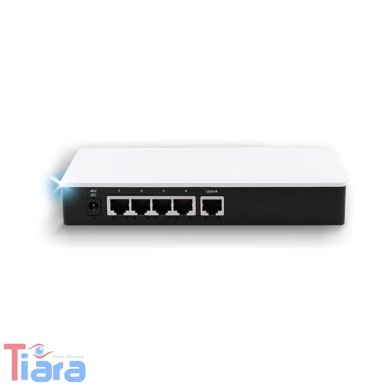 سوئیچ شبکه 5 پورت PoE کی دی تی مدل KDT KP-0401H2A