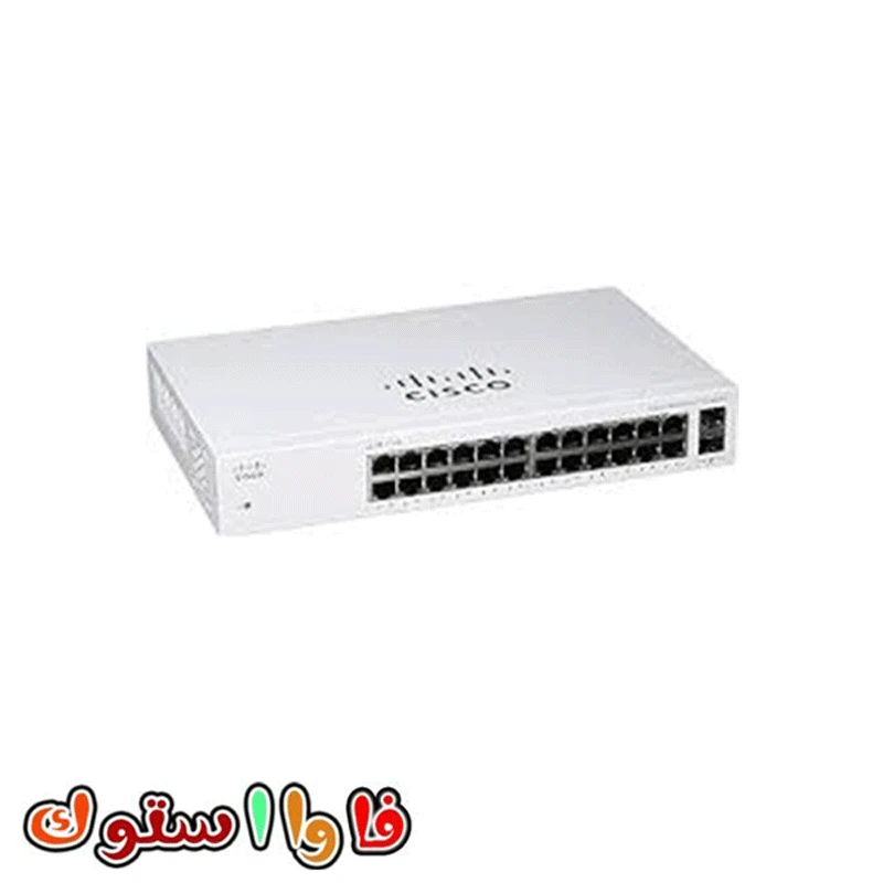 سوئیچ شبکه POE سیسکو 24 پورت CBS350-24T-4X
