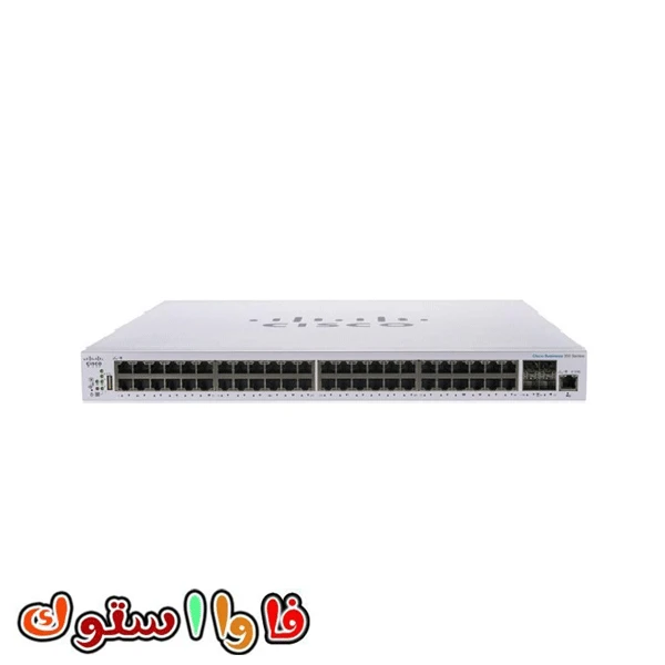 سوئیچ شبکه POE سیسکو 48 پورت CBS350-48P-4G