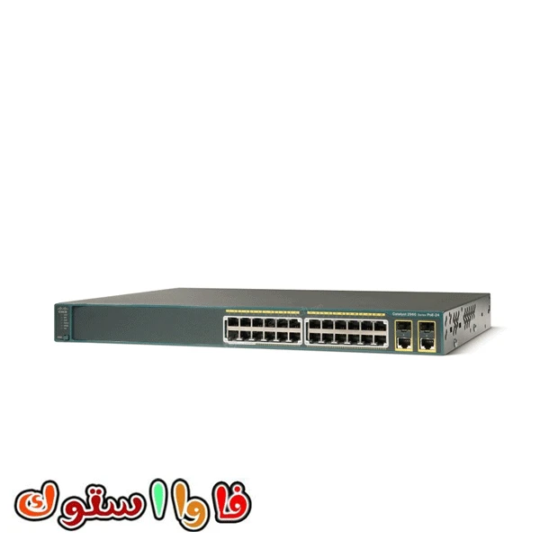 سوئیچ شبکه PoE سیسکو 24 پورت WS-C2960-24PC-L
