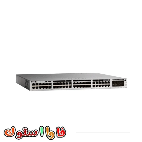 سوئیچ شبکه +PoE سیسکو 48 پورت C9200L-48P-4G-E