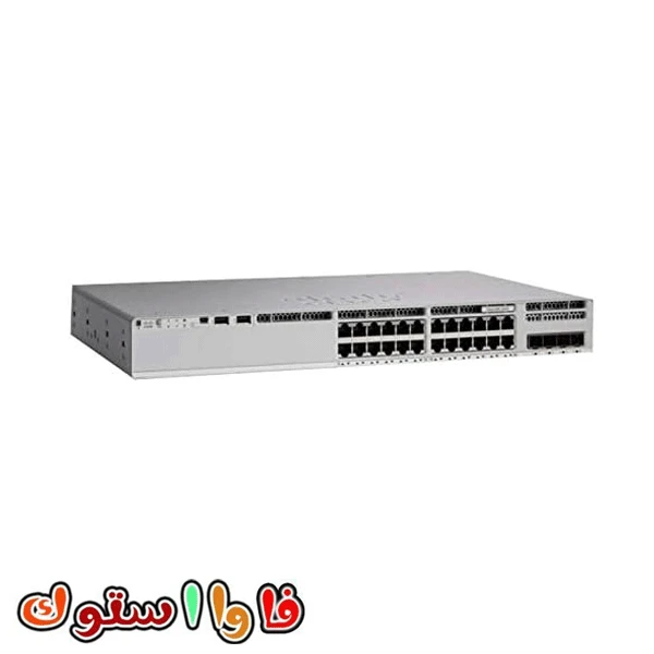 سوئیچ شبکه PoE سیسکو C9200L-24T-4G-E