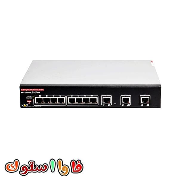 سوئیچ شبکه PoE کی دی تی 8 پورت KP-0803H4