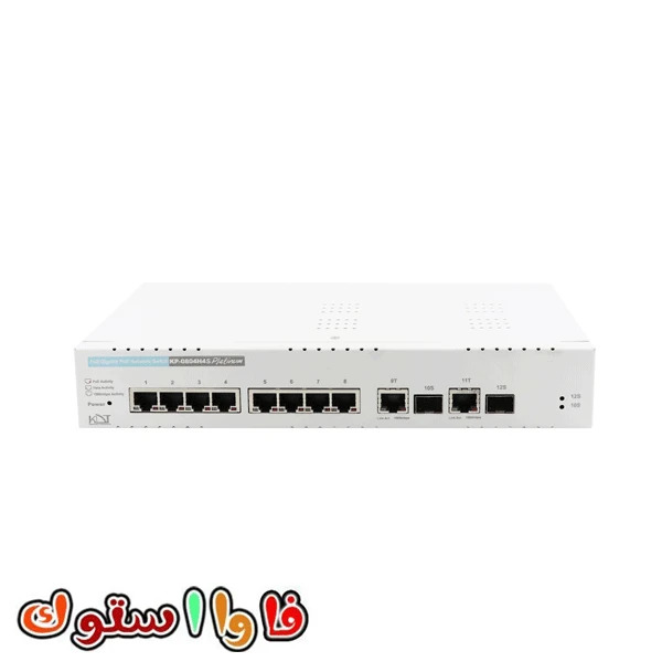 سوئیچ شبکه PoE کی دی تی 8 پورت KP-0804H4S