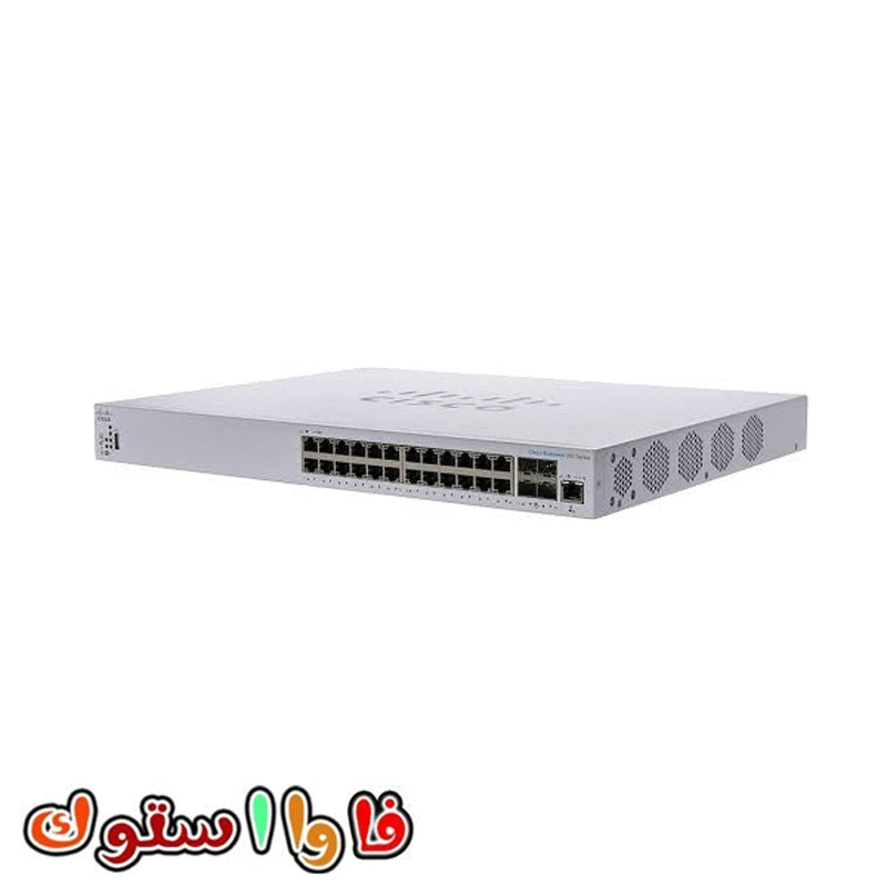 سوئیچ شبکه سیسکو 24 پورت CBS350-24XS