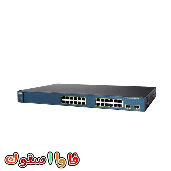 سوئیچ شبکه سیسکو 24 پورت WS-C3560-24PS-S