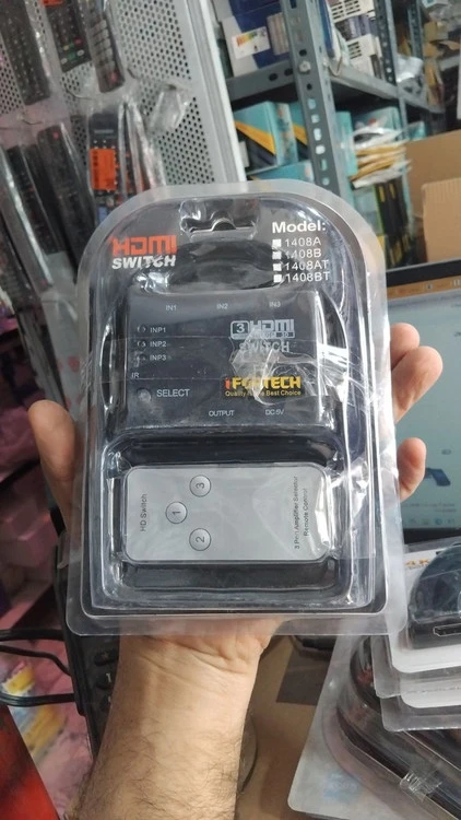 سوئیچ هاب 3 به 1 HDMI ریموت دار iFORTECH