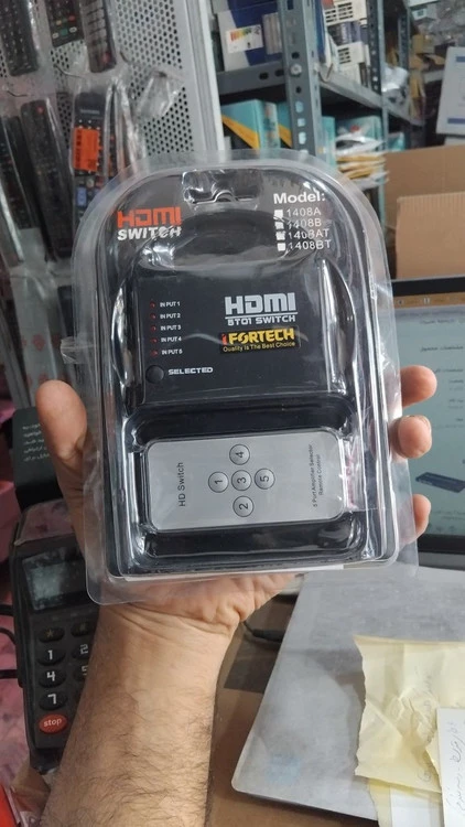 سوئیچ هاب 5 به 1 HDMI ریموت دار iFORTECH