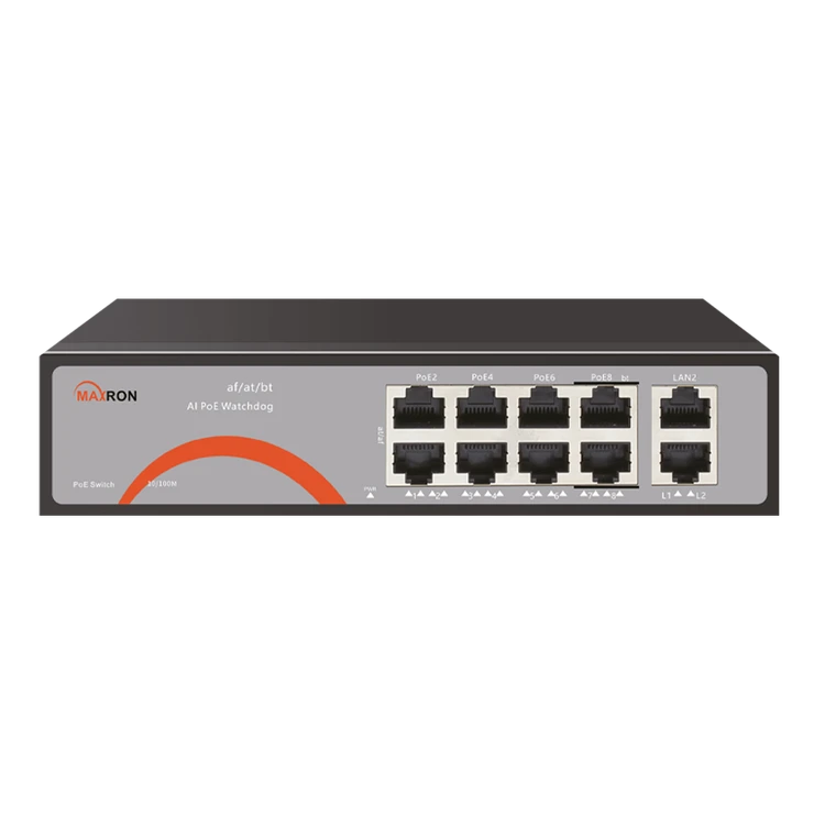 سوئیچ ۸ دورت مکسرون مدل MSW-3008FP-2FL-120I-V2