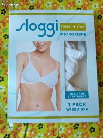 سوتین فنردار سفید sloggi آلمان