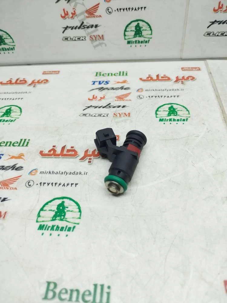 سوزن انژکتور موتور یاماها طرح ایروکس nvx و کلیک و طرح کلیک قرمز سبز (6 شش سوراخ)