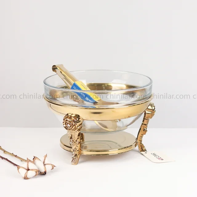 سوفله سالاد خوری نگار طرح رز کد824تمام طلایی