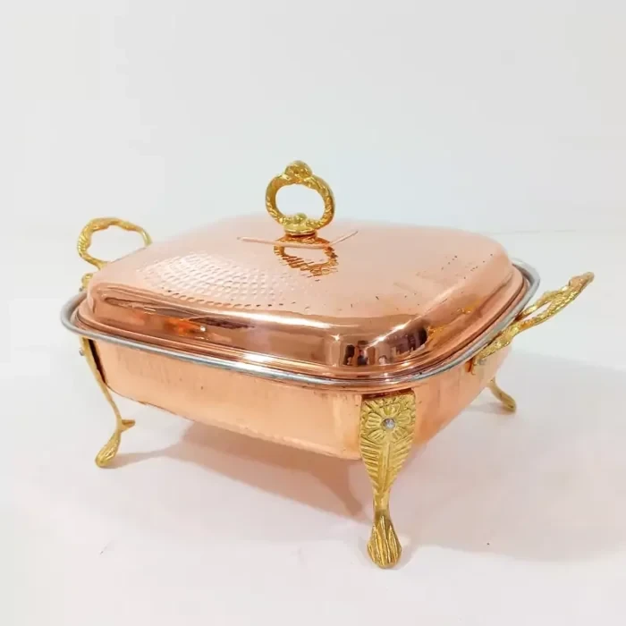 سوفله مرغ خوری مسی پایه دار نانو ارسال رایگان