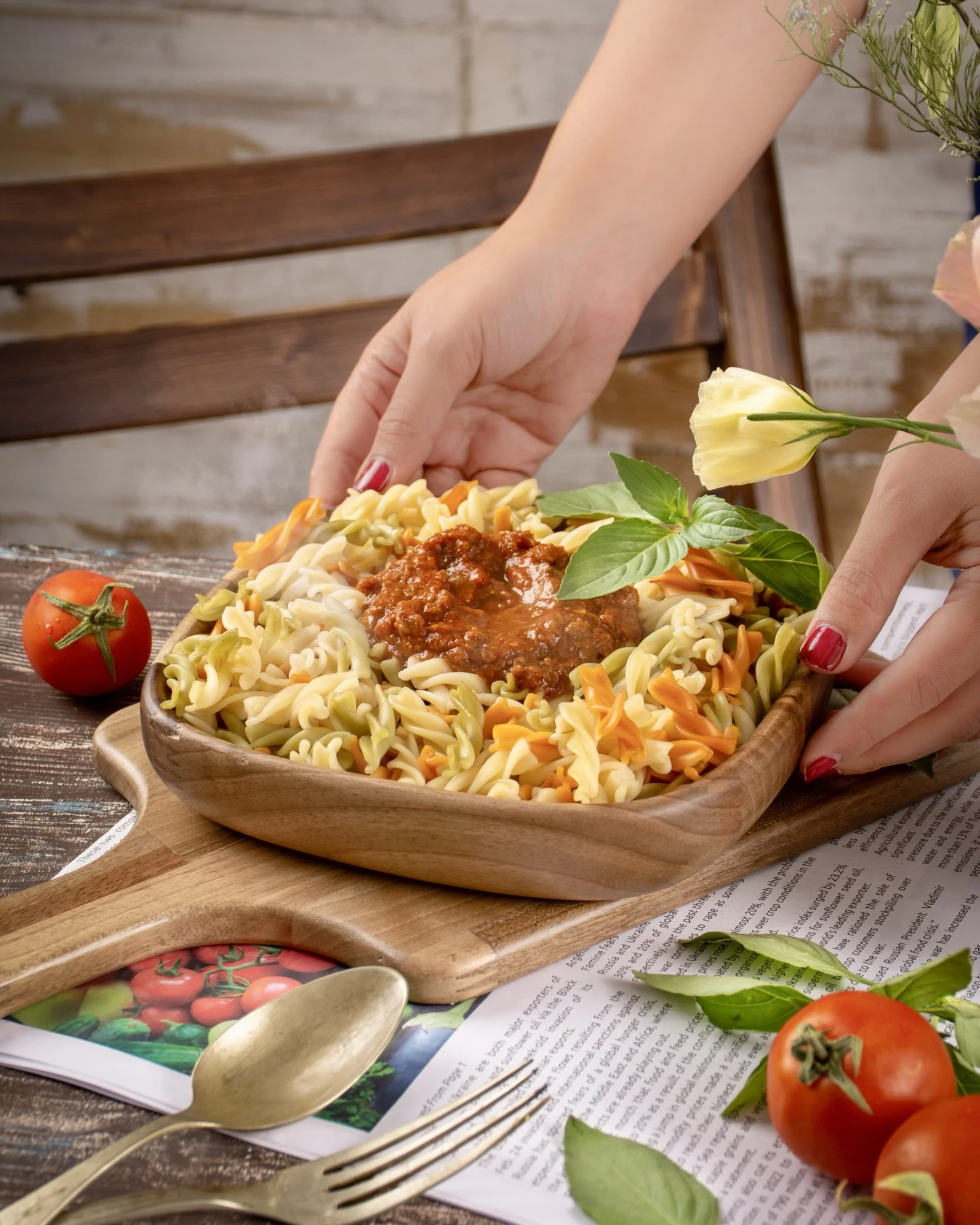 سوپ خوری فنیس چوبی اماهوم FENICE SOUP BOWL
