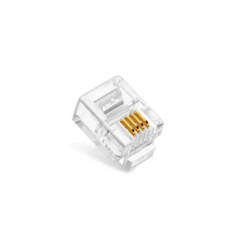 سوکت تلفن ۴ خط RJ11 TELEPHONE CONNECTER