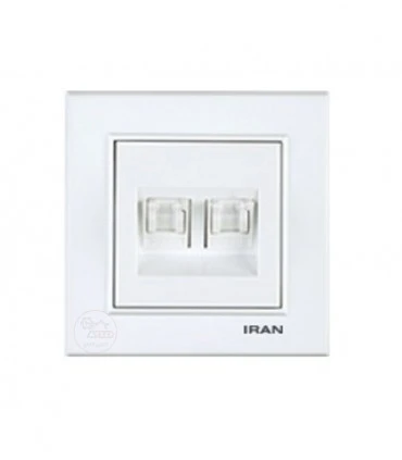 سوکت شبکه CAT3-CAT6 ایران الکتریک مدل برلیان
