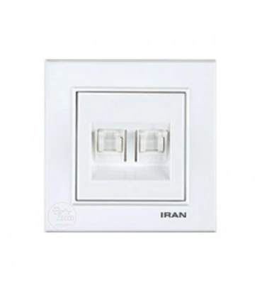 سوکت شبکه CAT6-CAT6 ایران الکتریک مدل برلیان
