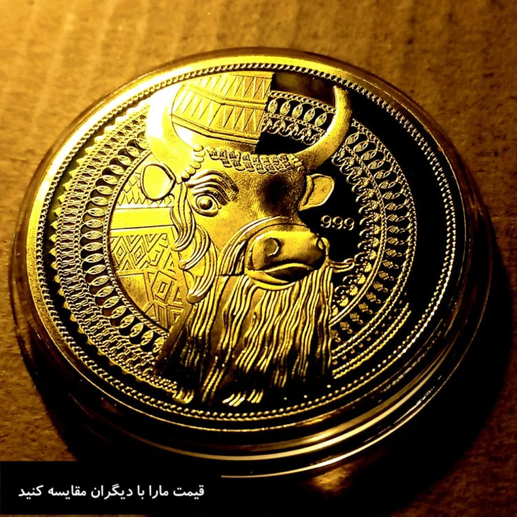 سکه روکش طلای یادبود اتریش با کپسول محافظ