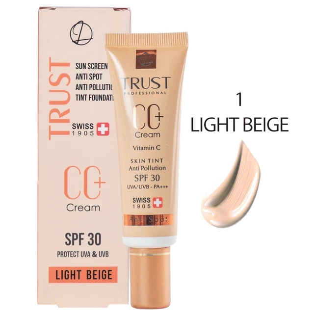 سی سی کرم ارگانیک پلاس تراست شماره 1 (بژ روشن)