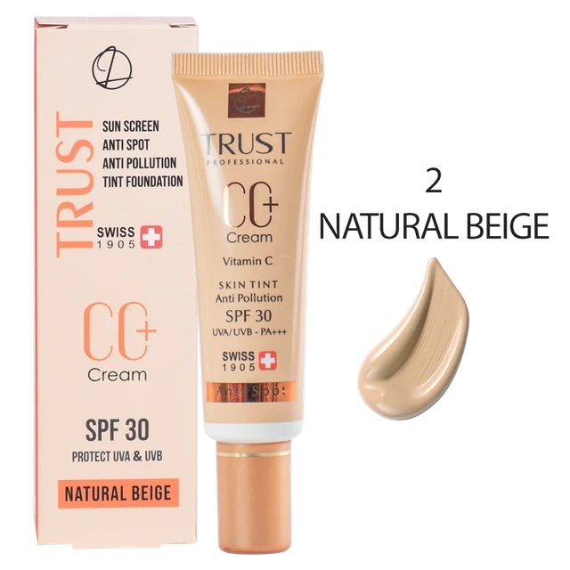 سی سی کرم ارگانیک پلاس تراست شماره 2 (بژ طبیعی)