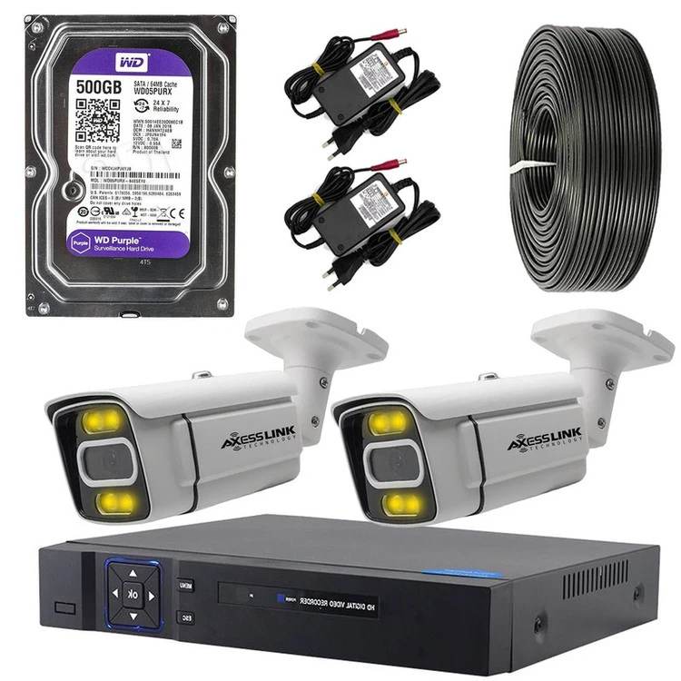 سیستم امنیتی مدل FULL HD KIT 002 STAR LIGTH - AXESSLINK