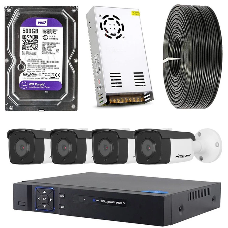 سیستم امنیتی مدل FULL HD KIT 004 LB - AXESSLINK