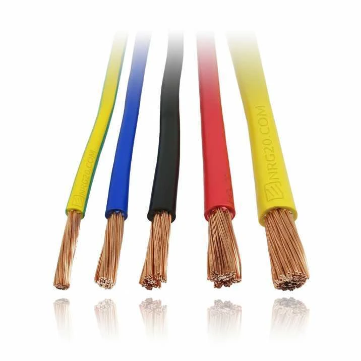 سیم 4 × 1 افشان رنگی کلاف صد متری زرکابل