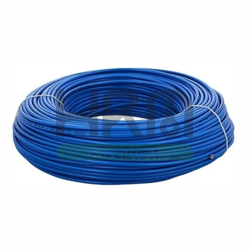 سیم‌افشان تمام مس آبی 0.75mm²
