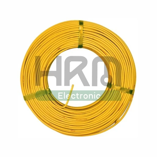 سیم‌افشان تمام مس زرد 1mm²