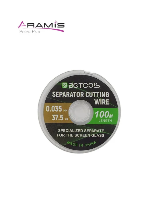سیم تعویض گلس 0.035 میلی متری 100 متر BG Tools ( سیم جدا کننده ال سی دی )