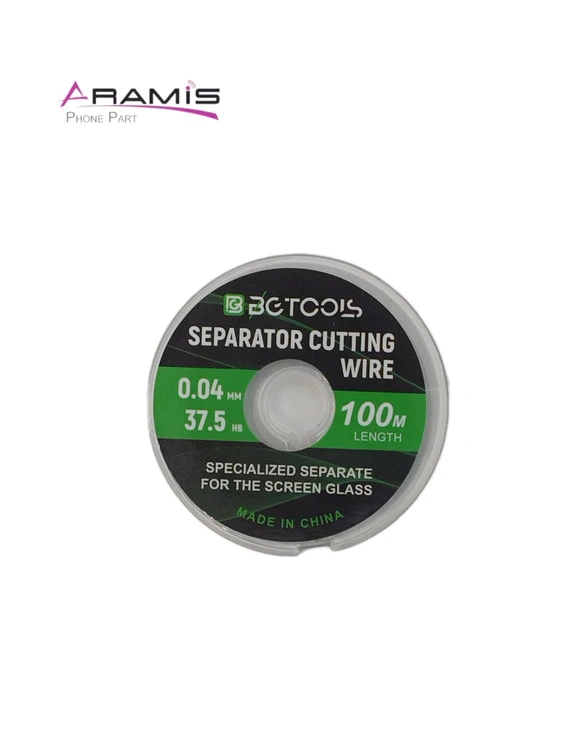 سیم تعویض گلس 0.04 میلی متری 100 متر BG Tools ( سیم جدا کننده ال سی دی )