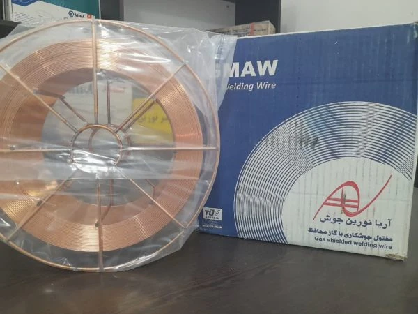 سیم جوش (co2) آریا نورین جوش سایز 1/2 حلقه فلز