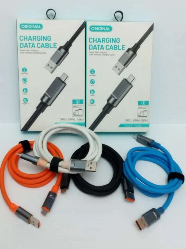 سیم شارژر Micro USB روکش ژله‌ای