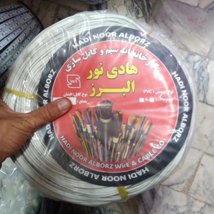سیم نایلون2 در1 قیمت 1متری