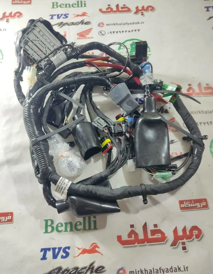 سیم کشی برق کامل موتور اپاچی 200 اصلی