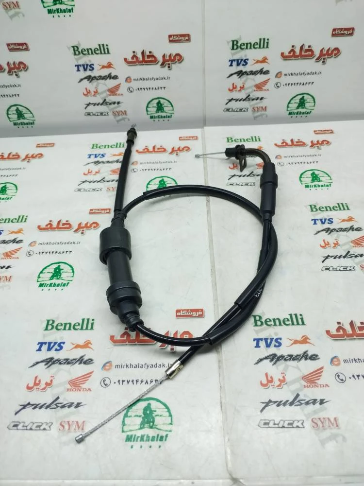 سیم گاز موتور tvs راکس و نئو کاربرات