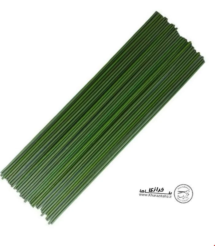 سیم گلسازی روکش‌دار ۴۰ سانتی بسته 30عددی