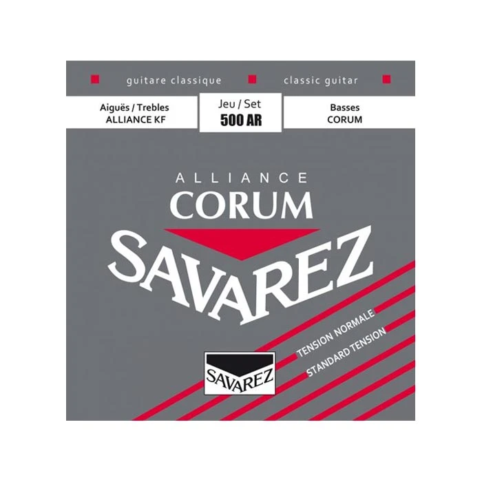 سیم گیتار SAVAREZ مدل 500AR تنشن استاندارد اصل فرانسه