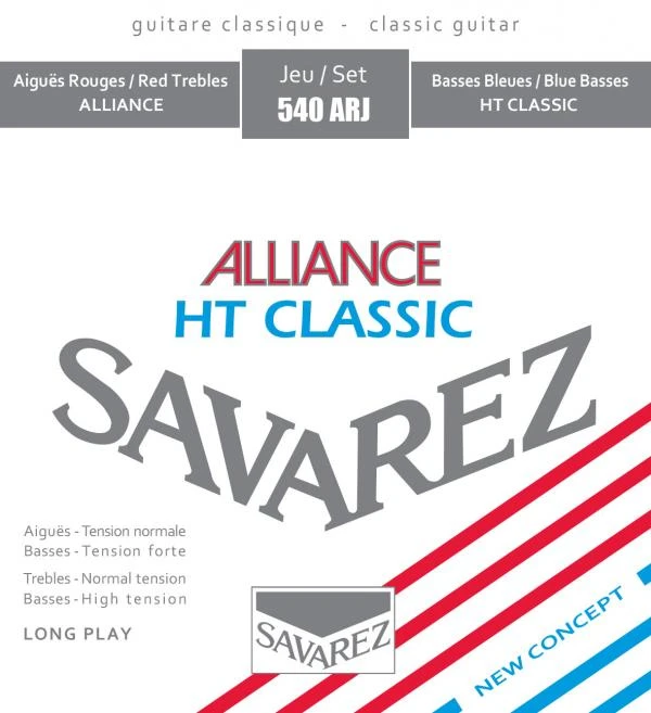 سیم گیتار Savarez مدل 540ARJ های تنشن اصل فرانسه