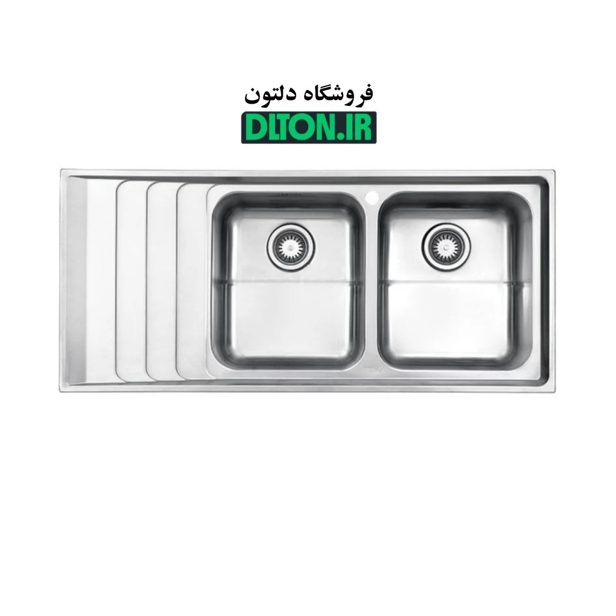 سینک استیل البرز مدل 734 توکار