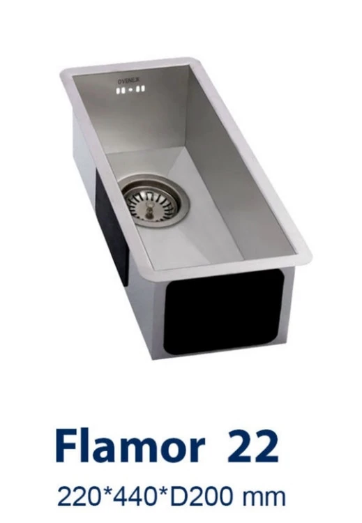 سینک استیل مدل 22 FLAMOR برند آونکس