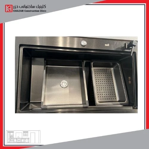 سینک تک لگن دودی داسی 8048- 1B