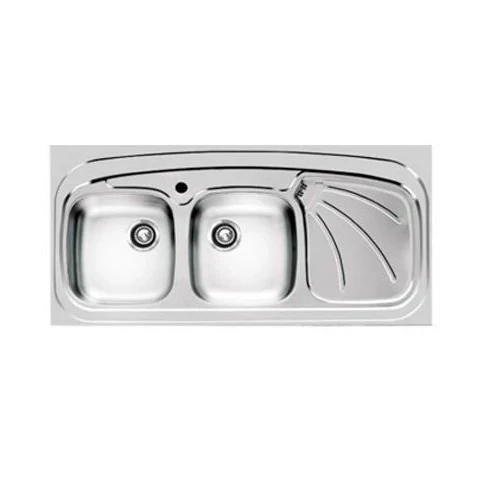 سینک ظرفشویی اخوان مدل 121sp روکار زیر آب بزرگ (پس کرایه)