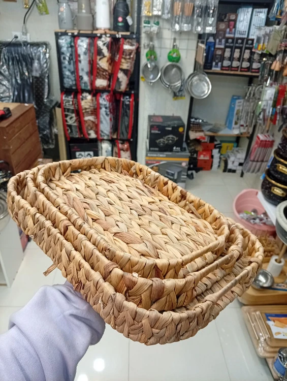 سینی حصیری 3تیکه
